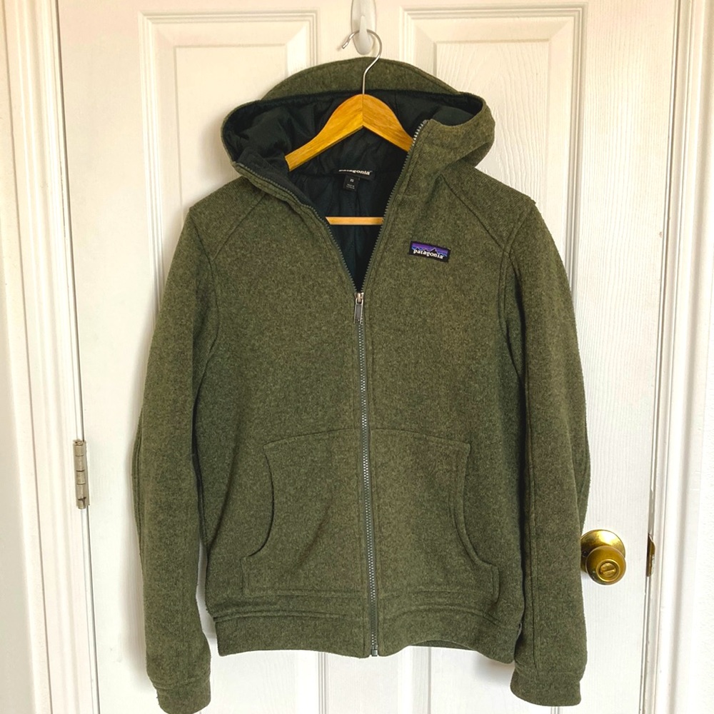 Vintage Patagonia Quilted Insulated Better-Sweater Jacket with Hood- Size S/XS